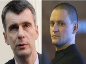 Михаил Прохоров и Сергей Удальцов. Михаил Прохоров и Сергей Удальцов.